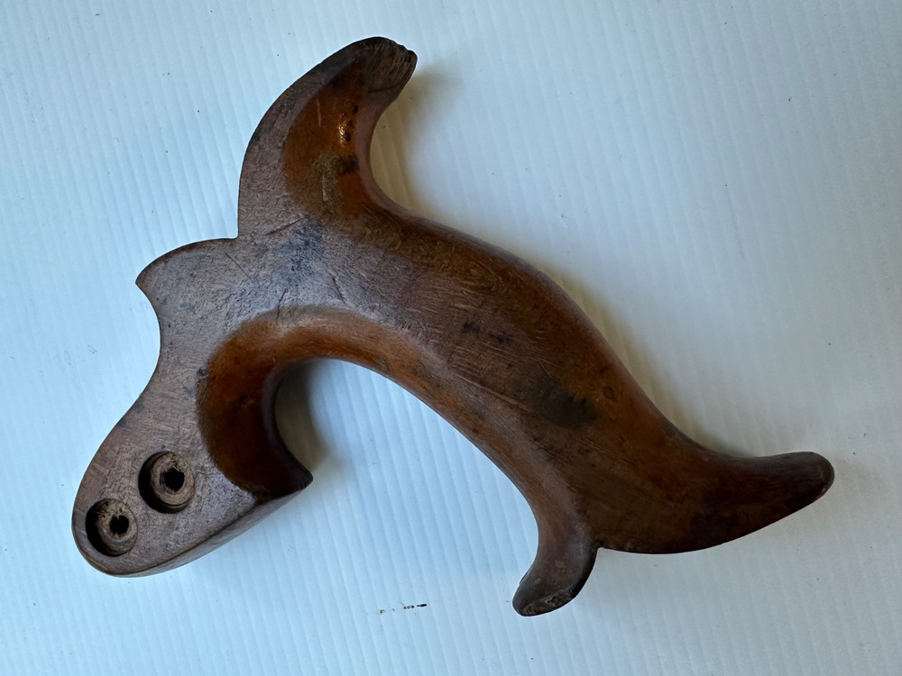 Vintage Oak Hand Saw Handle