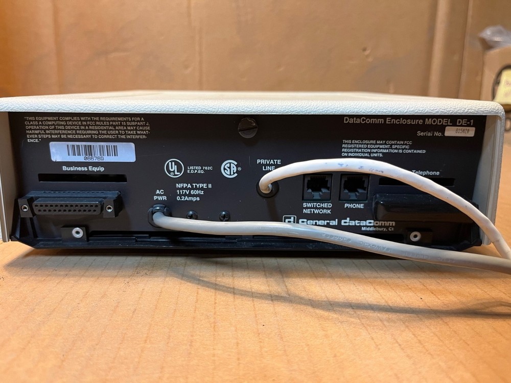 General DataComm (GDC) DE-1