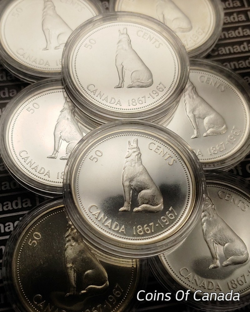 1967 Canada Silver 50 Cents UNCIRCULATED Coin -Multiple Available #coinsofcanada