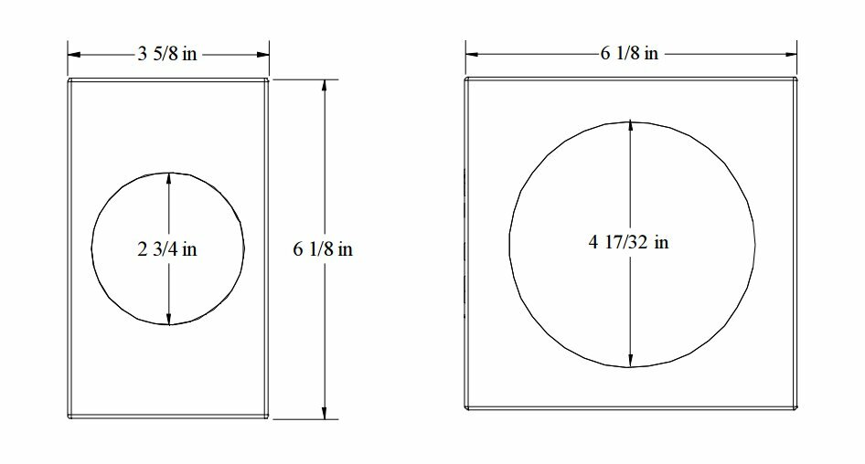 Tail Light Box 4" With Side Marker for Truck or Trailer