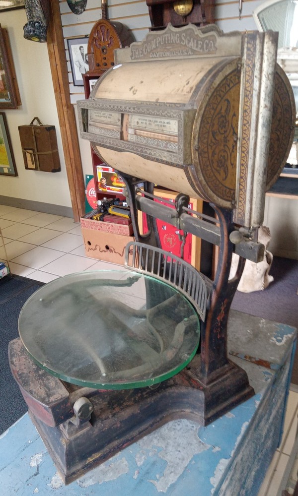 Antique Barrel Scale 1901 The Computing Scale Co