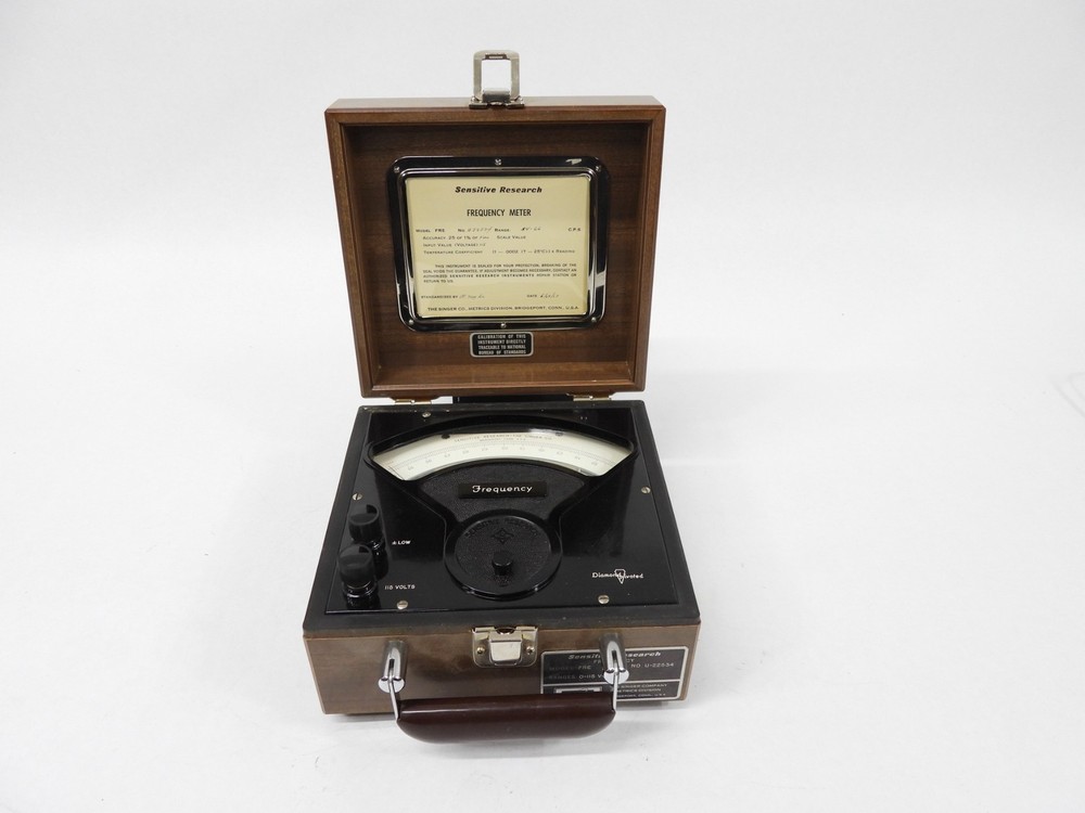 Sensitive Research Model FRE Frequency Meter (great condition)