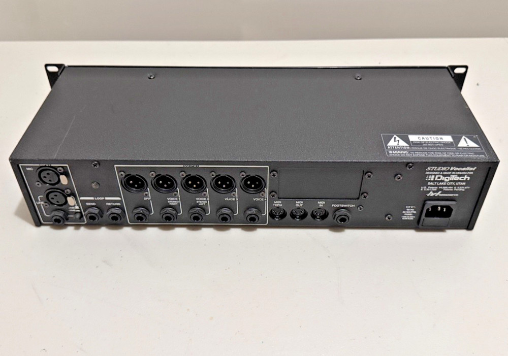 DIGITECH STUDIO VOCALIST RACK MOUNT STUDIO EFFECT VOCAL HARMONY PROCESSOR