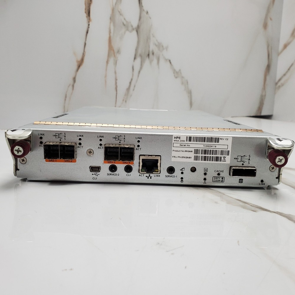 HP 876129-001 HPE MSA 2050 Modular Smart Array SAN Module Controller