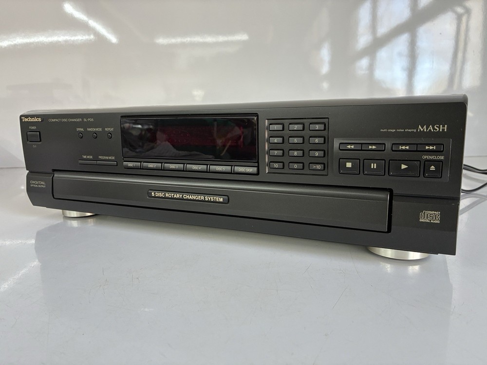Technics SL-PD5 CD Changer 5 Disc Rotary CD Changer With Original Box