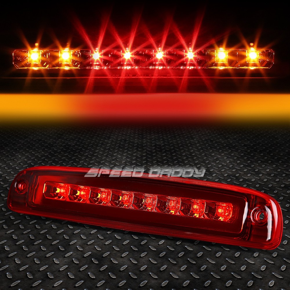 FOR 97-07 DODGE DAKOTA LED THIRD 3RD TAIL BRAKE LIGHT REVERSE CARGO LAMP RED