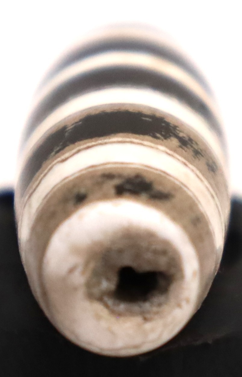 Ancient Himalayan Indo Tibetan Natural Agate Dzi Bead With 4 Stripes Amulet