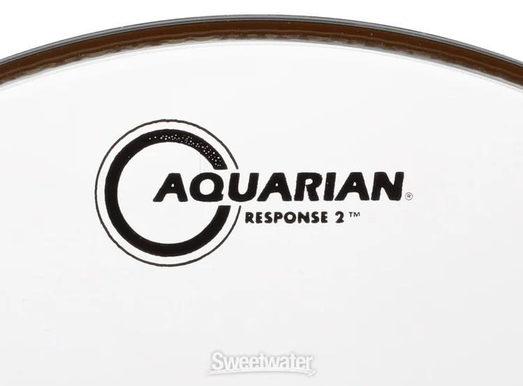 Aquarian Drumheads Response 2 Clear Drumhead - 14"