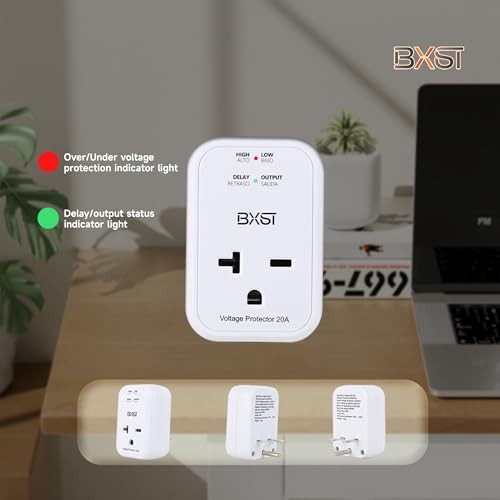 Single Outlet Surge Protector for Refrigerator/Air 220V 2PACK