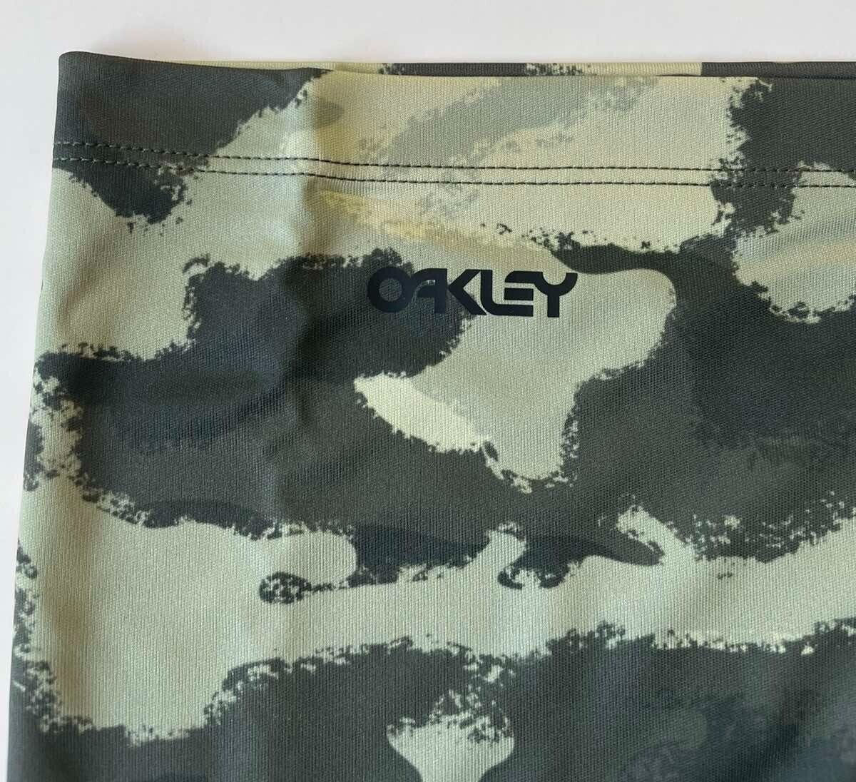 Oakley Neck Gaiter L / XL Hydrolix Face Cover Mask Green Camo Reflective New