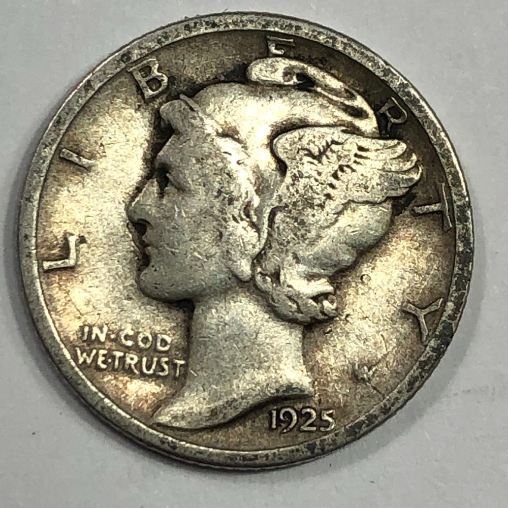1925  Mercury Silver Dime #19745