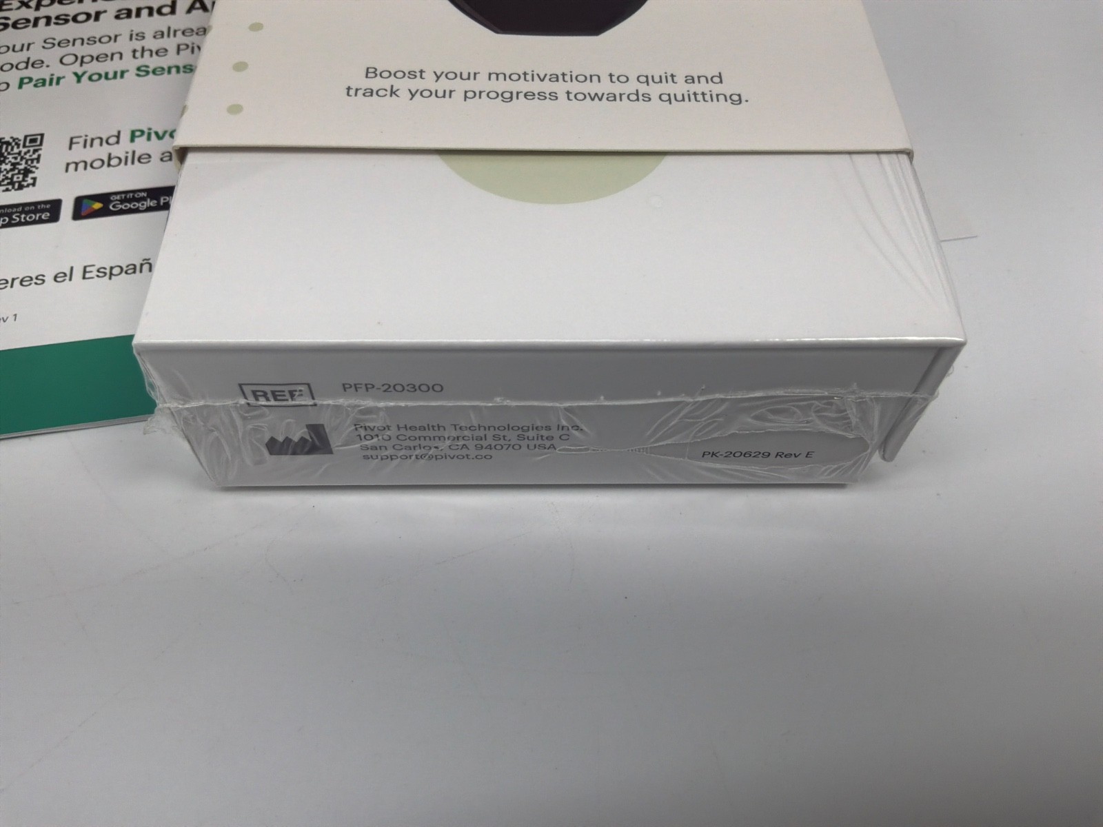 Pivot Breath CO Sensor To Help Quit Smoking SEALED PFP-20300