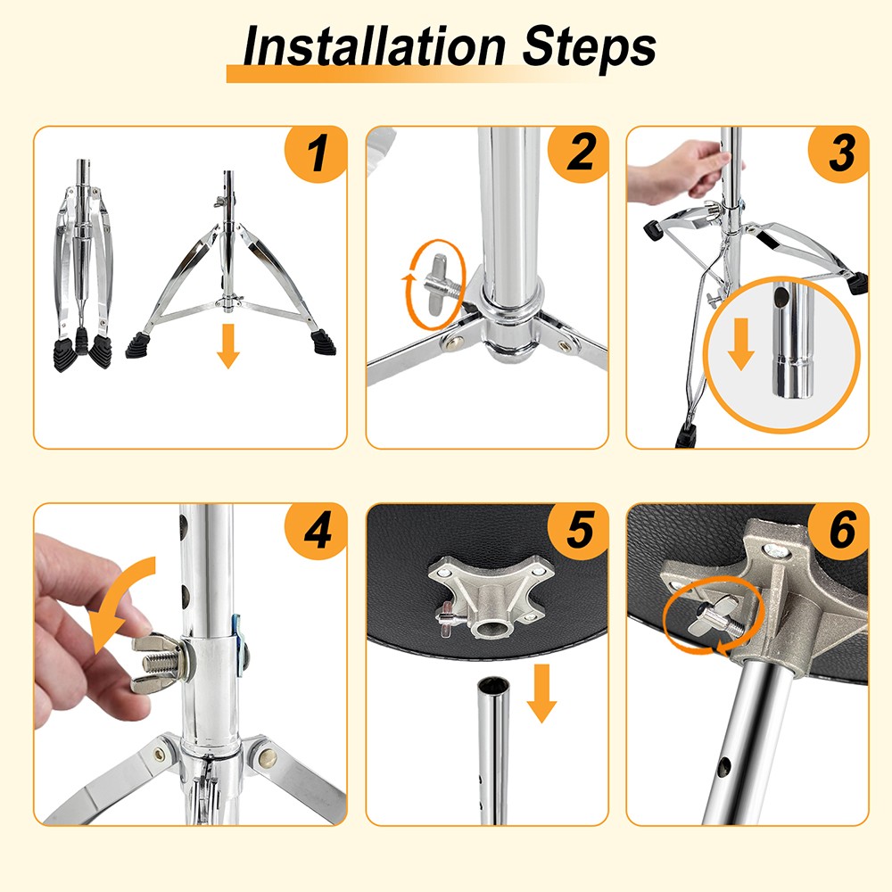 Saddle Drum Throne – Adjustable Height Drum Stool for Adults & Beginner Drummers