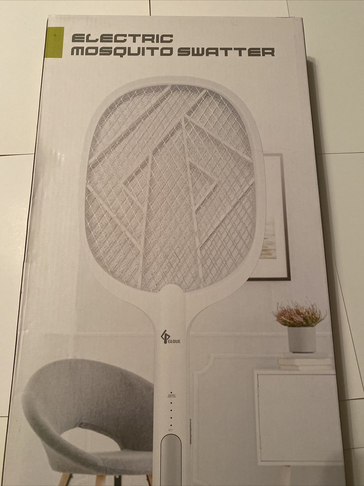 Handheld USB Rechargeable Mosquito Fly Swatter Bug Zapper Insect Killer Racket
