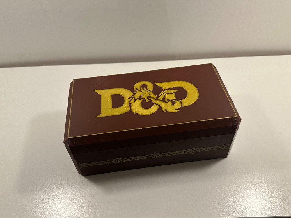 Dice Storage Box With Tray RPG Dice Holder Dice Display Case Tabletop