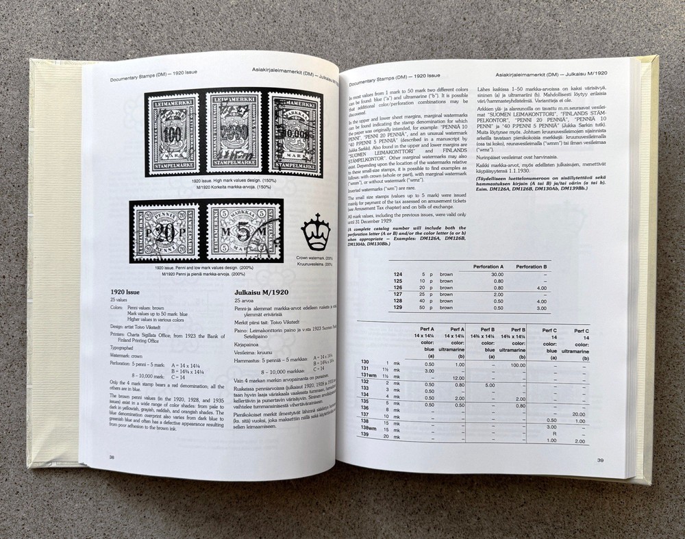 Finland Aland Revenue Stamp Catalog 1998 Saarinen Jay Smith Tarn Copy