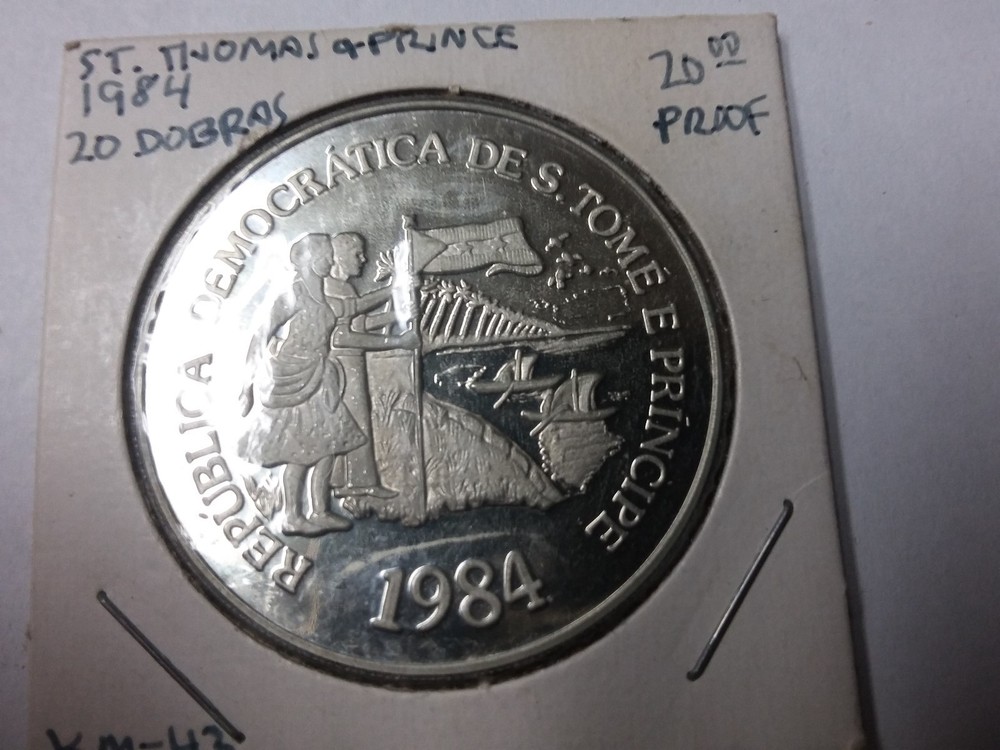 1984 St.Thomas Large Proof 20 D Gymnast