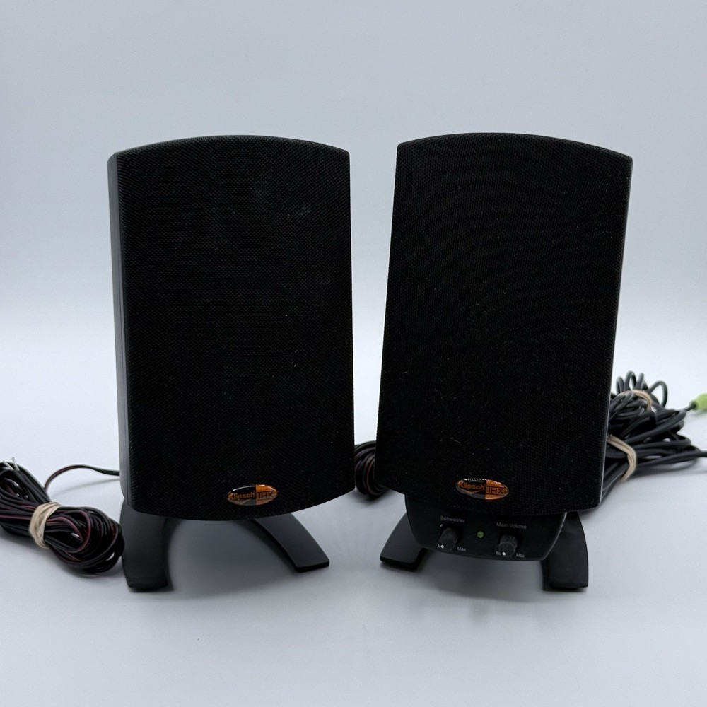 Klipsch ProMedia THX PC Desktop Computer Speakers No Subwoofer Tested ￼