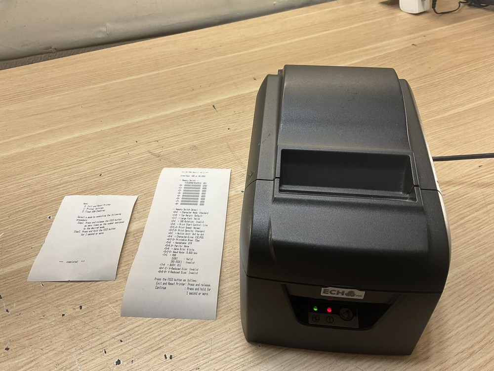 ECHO A001Thermal POS  Receipt Printer/W POWER ADAPTER/JUA1952