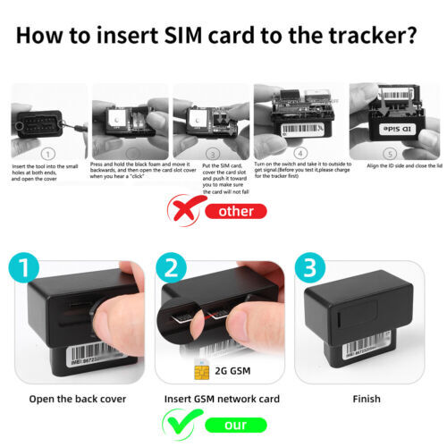 OBD2 GPS Tracker Real Time Vehicle Tracking Device GSM GPRS Vehicle Locator 4G