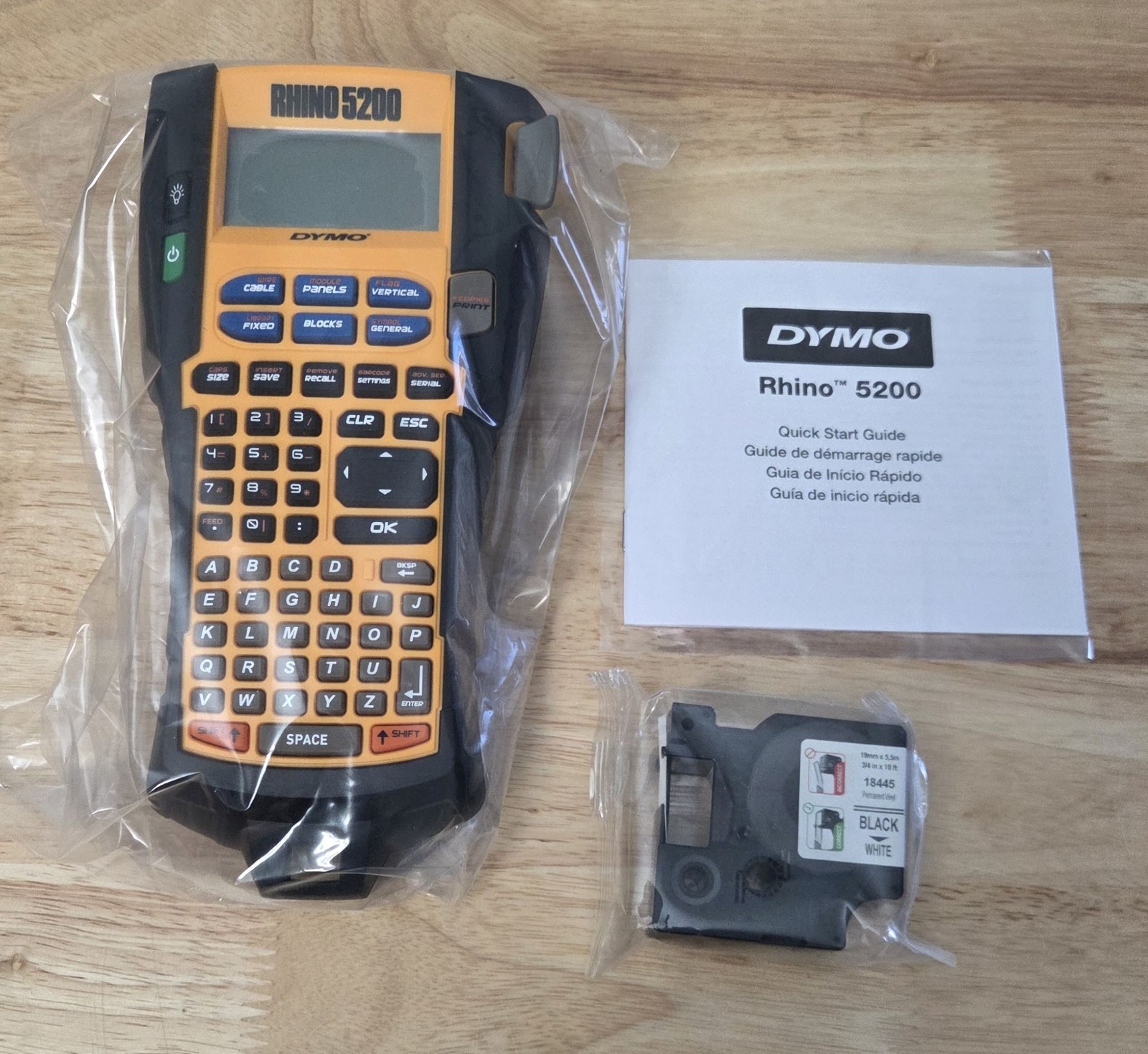Brand New Dymo Rhino 5200 Industrial Advanced Labeling Tool 1755749 071701056849