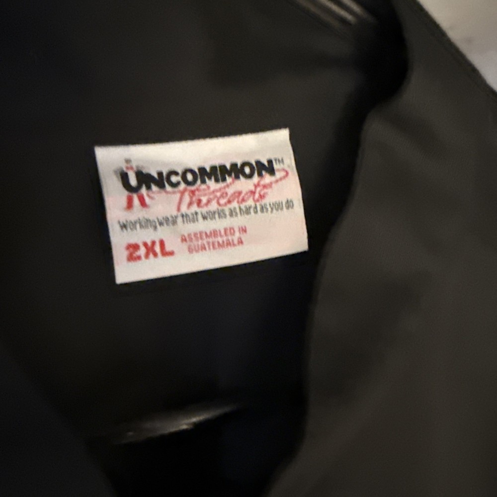 Uncommon Threads 2xl Chef Coat Blk