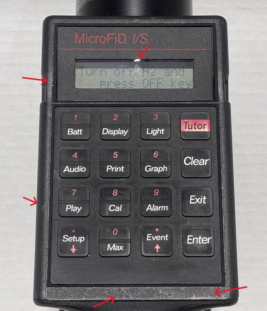 Photovac MicroFiD I/S Intrinsically Safe Handheld Flame Ionization Detector Read