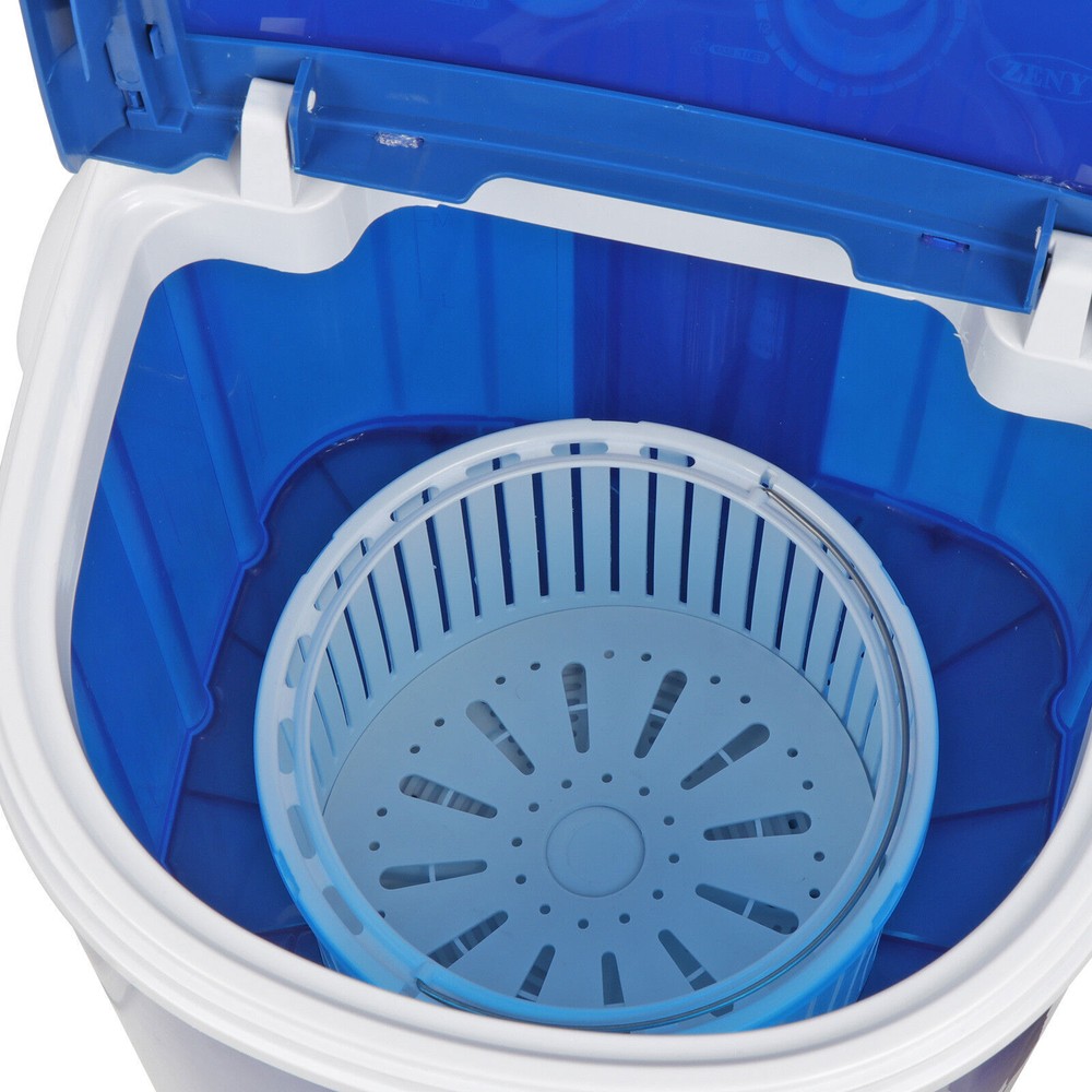 One-cylinder Washer Washing Machine Transparent W/ Double Knobs Timer Control