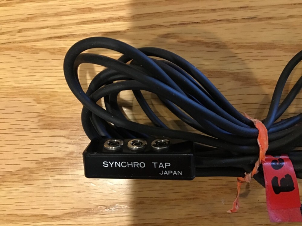 Synchro Tap Cord 3 Plugs (Meter, Camera, Flash) SYNC Cord