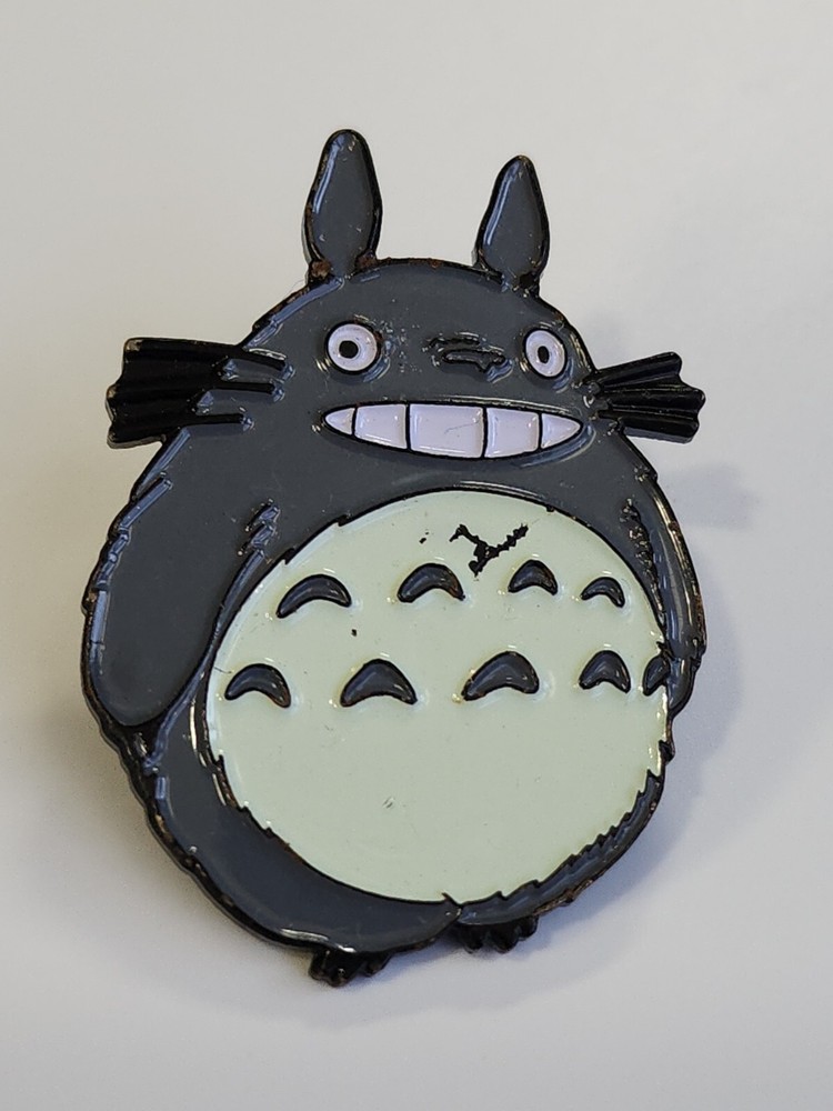 Smiling Cartoon Rabbit Lapel Pin SCRATCHED