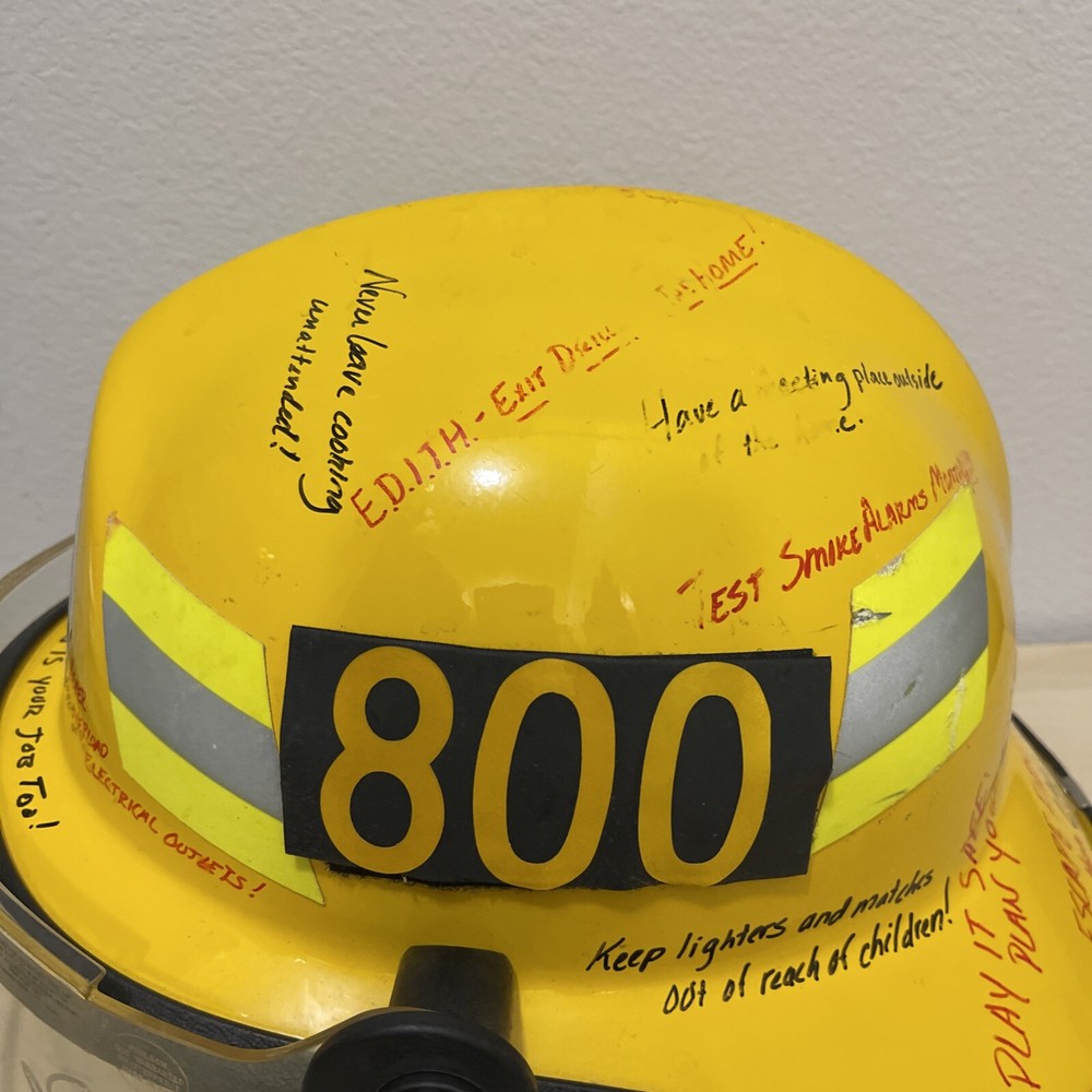 CAIRNS MODEL 990 FIREMAN'S HELMET, YELLOW With Face Shield