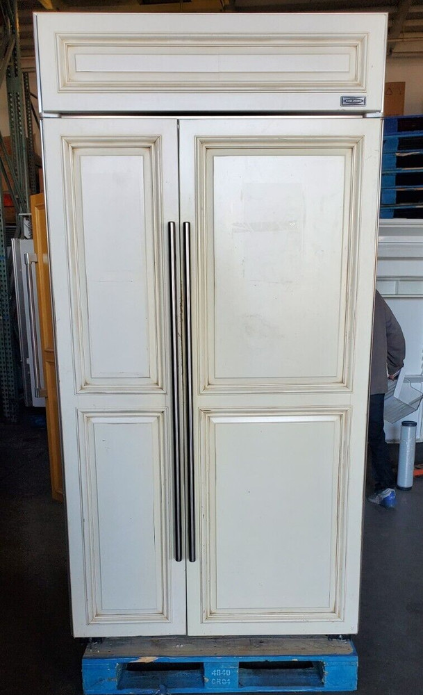 RECONDITIONED 42" SUB-ZERO 642 EXPENSIVE CUSTOM WOOD PANEL INCLUDED REFRIGERATOR