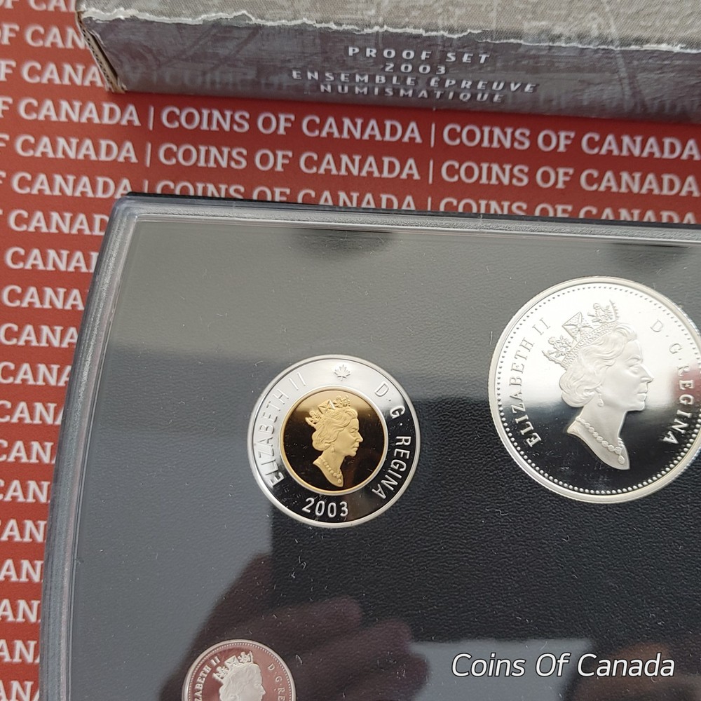 2003 Canada 8 Coin Proof Set - With Special Edition Silver Dollar #coinsofcanada