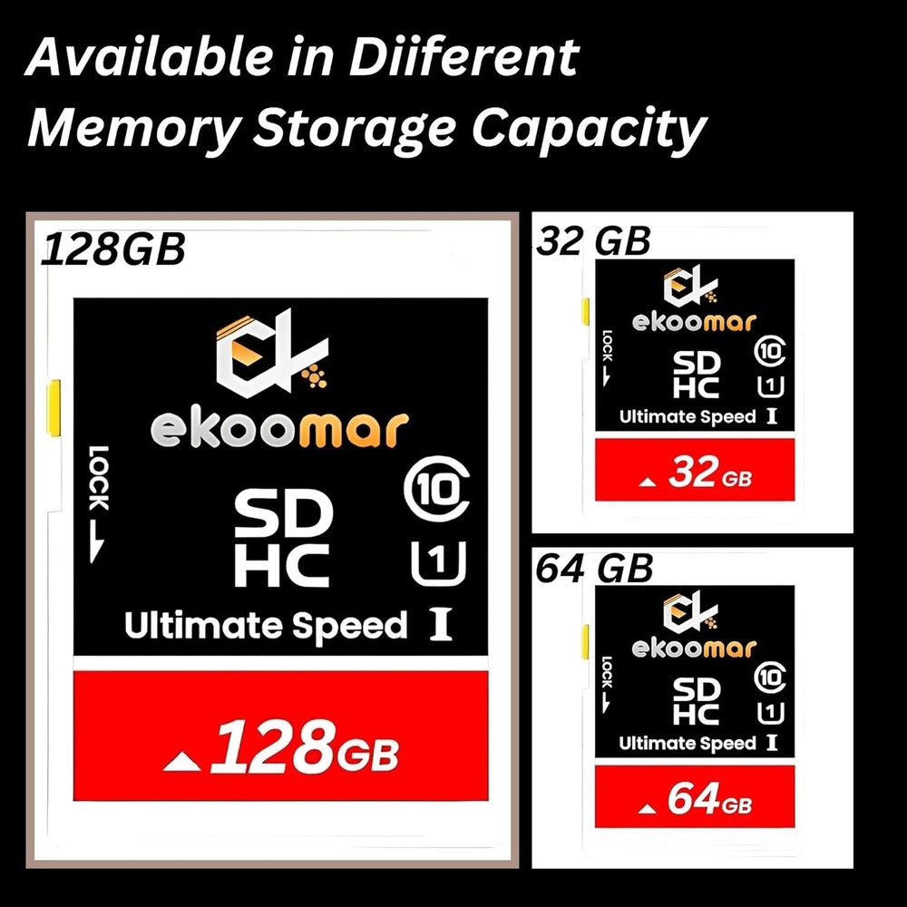 Card - Class 10, High-Speed Memory Card with 100MB/s for Digital Camera, Dash...