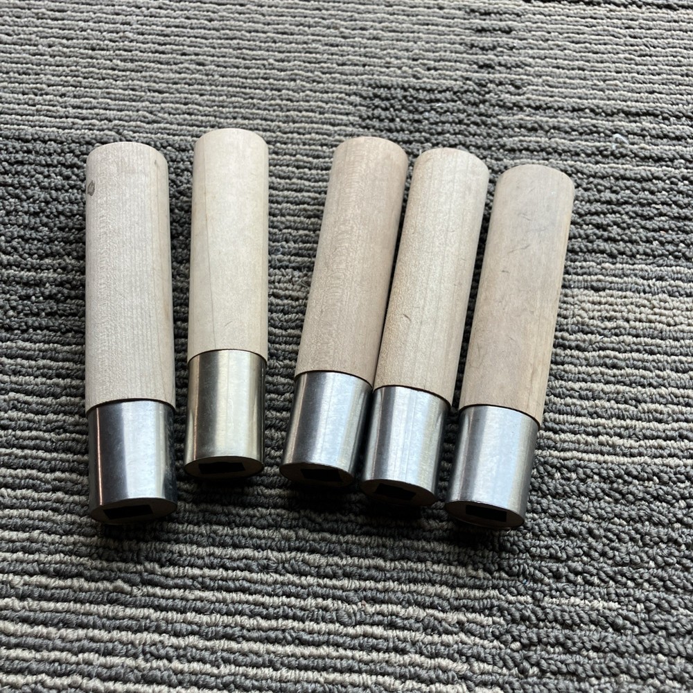 5 Japanese Chef Knife Handle Natural Wood