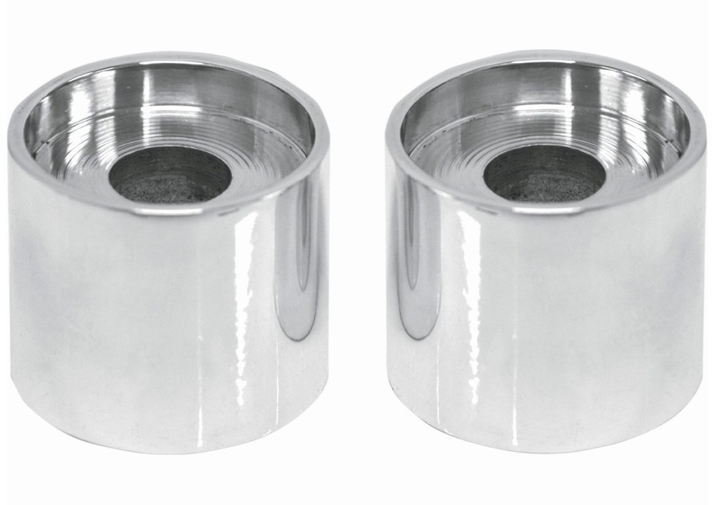 LA Choppers Chrome 1" Riser Extensions for 1" Handlebars (LA-7413-01)