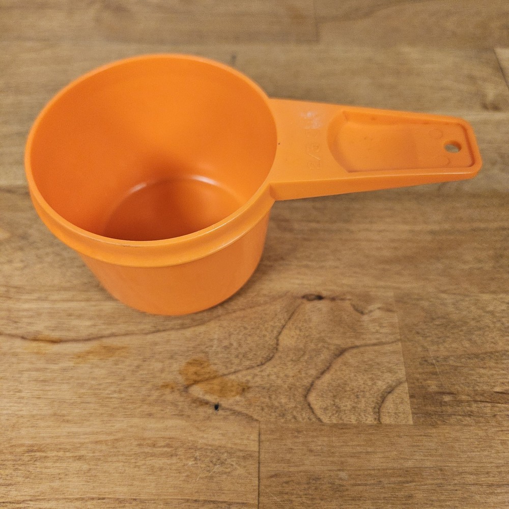 Vintage Tupperware Orange Measuring Cup 2/3 CUP Replacement