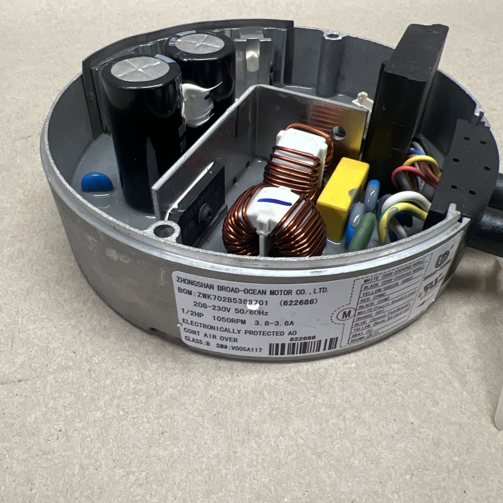 BROAD-OCEAN ZWK702B5388701 KMSAH013A05 ECM Motor Module Only 208-230V 1/2HP E388