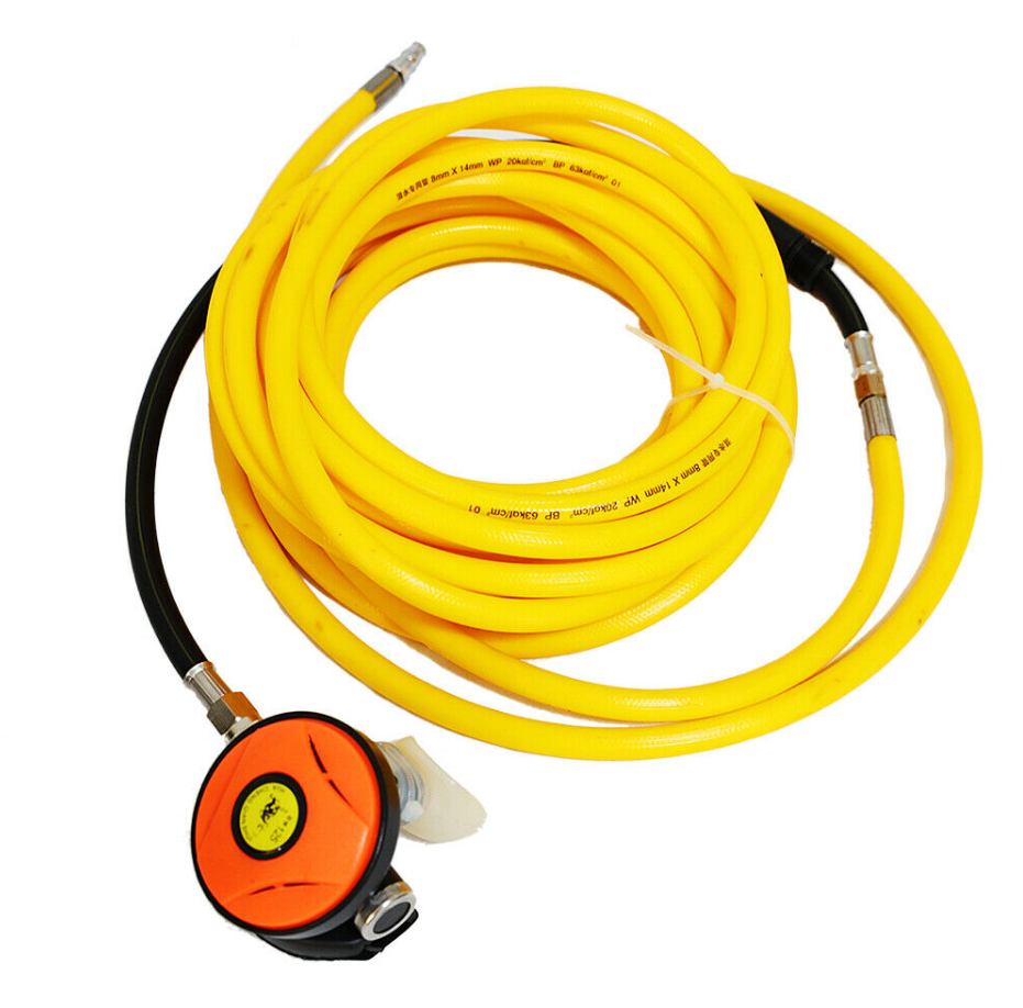 Explorer Scuba Diving 2nd Stage Regulator Dive Octopus Hookah 100ft Hose Kit