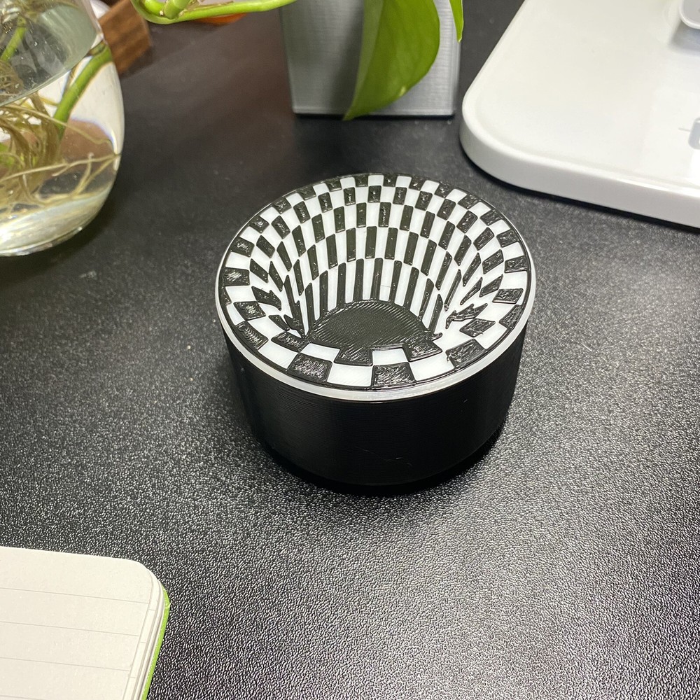 Bottomless Hole Vortex Tunnel Storage Cup