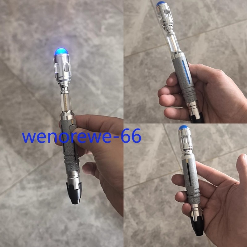 Doctor Who 10th NAWYA Replica Metal LED Sonic Screwdriver Scalable Prop Collect