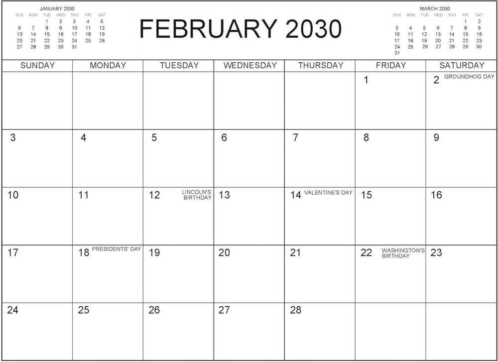 5 Year Calendar Planner 2026-2030