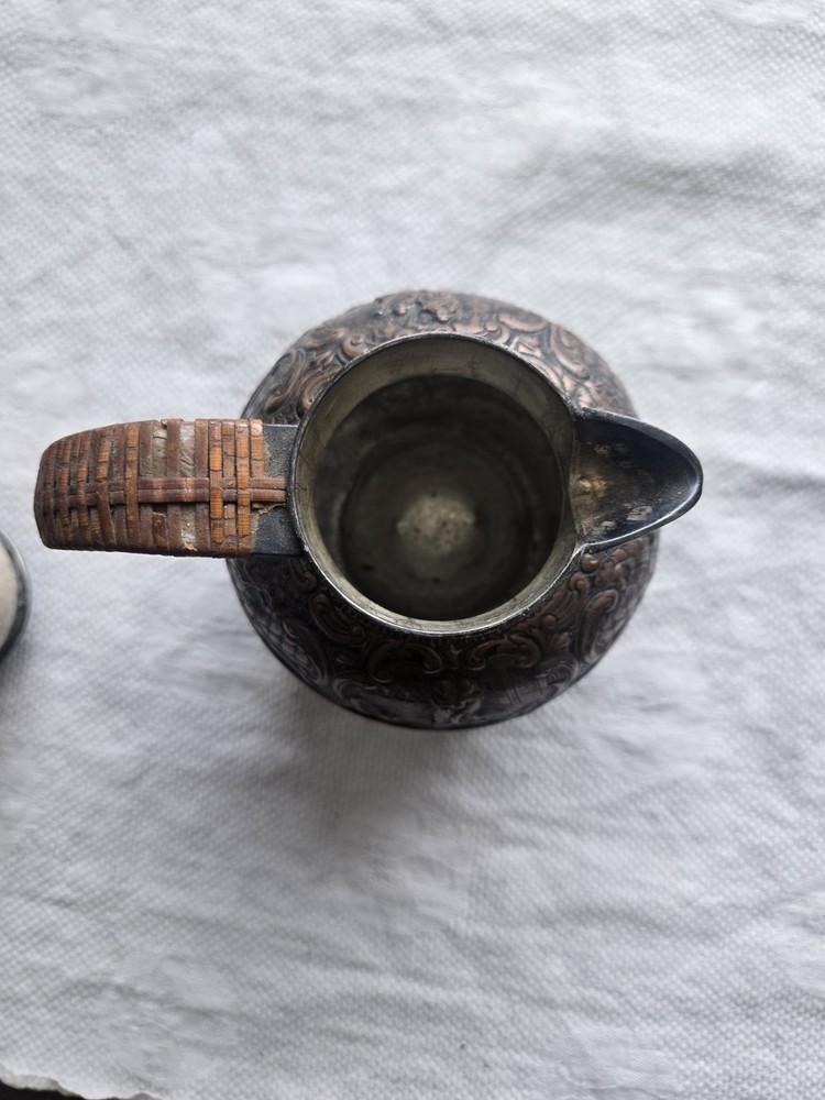 Vintage E G Webster And Son Repousse Teapot