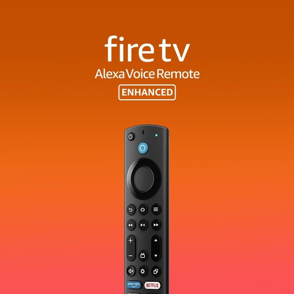 AMAZON ALEXA VOICE REMOTE ENHANCED REQUIRES COMPATIBLE AMAZON FIRE TV - BLACK