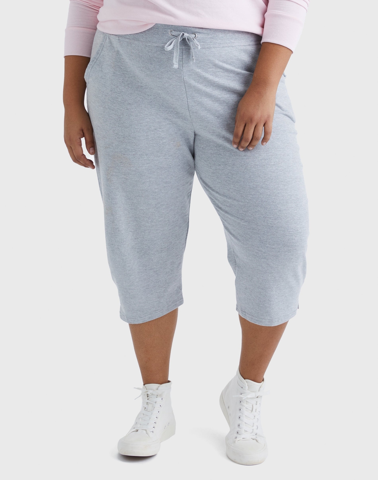 Just My Size Capri French Terry Womens Plus Your Choice 4 Colors & sz 1x to 5x