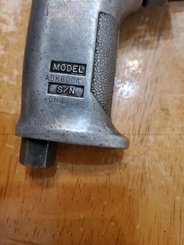 Mac Tools Reversible Pneumatic Air Drill For Parts ADK800A