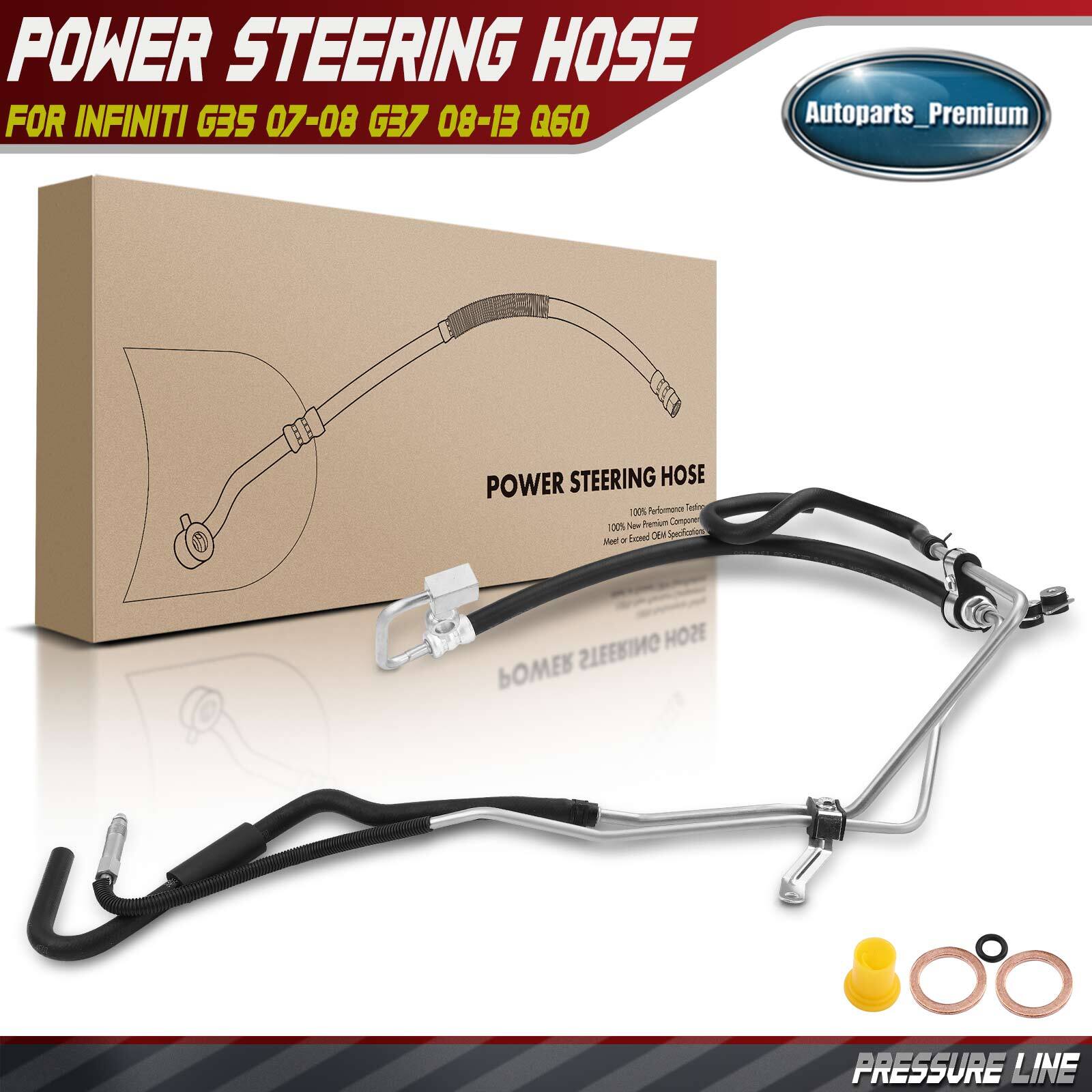 Power Steering Pressure Hose Assembly for Infiniti G35 07-08 G37 2008-2013 Q60
