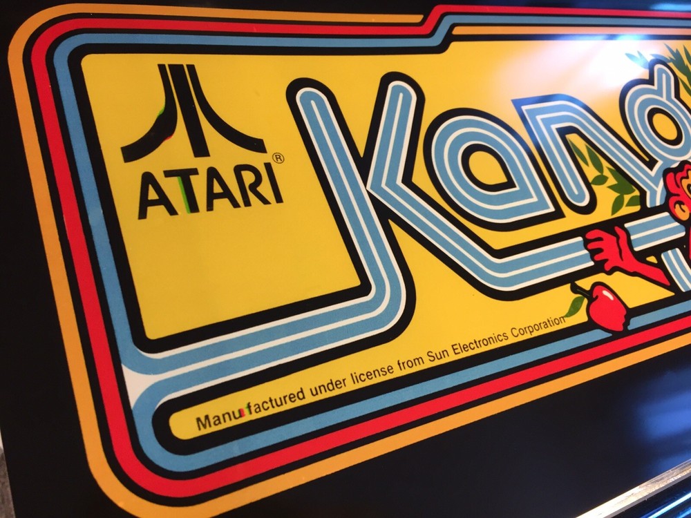 Kangaroo Dedicated Arcade Marquee 23.6"x6.5"