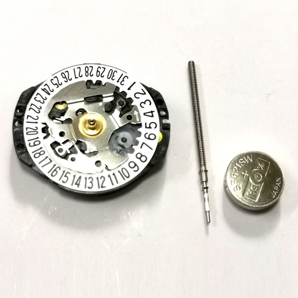 Single Calendar 3 Hands Quartz Watch Movement for Japan VX82 VX82E Movement e