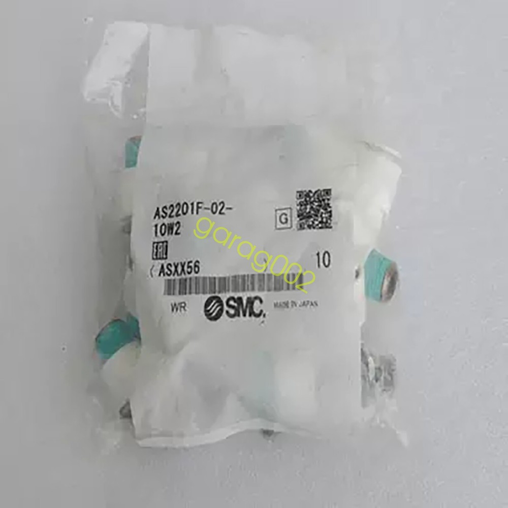 SMC AS2201F-02-10W2 Speed Control W/fitting New